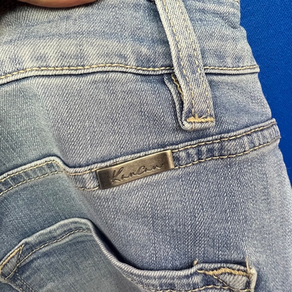 |•KANCAN•| Denim Overalls Skirt/Romper Stretch Size Medium - Picture 9 of 12